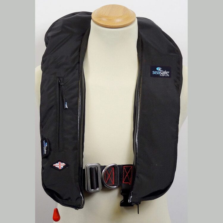 Inflatable CO2 Automatic Adult Life Jacket manufactured in the UK