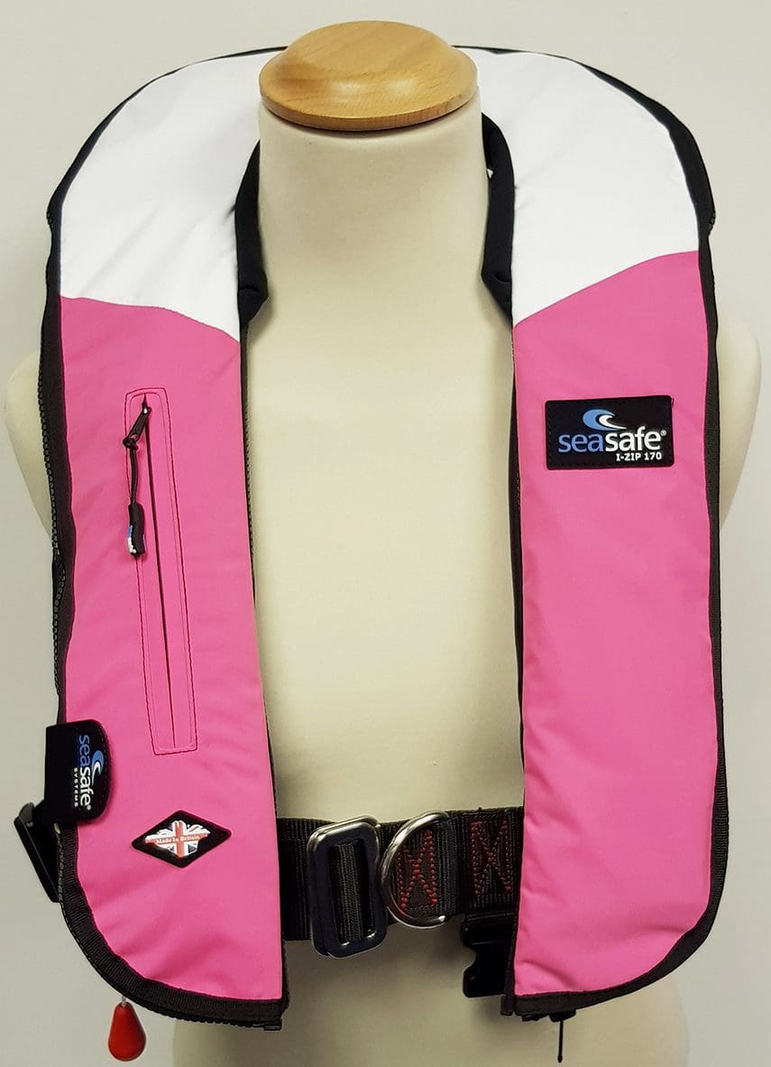 IZip 170N LifeJacket Pink & White SeaSafe Systems Ltd
